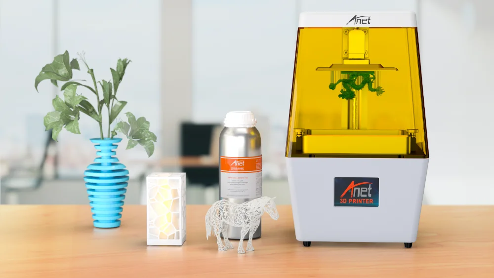 Anet 405nm УФ смола для N4 Фотон 3d принтер печатный материал ЖК-дисплей УФ чувствительный нормальный 1Л Бутылка для жидкости гаджет нити смолы