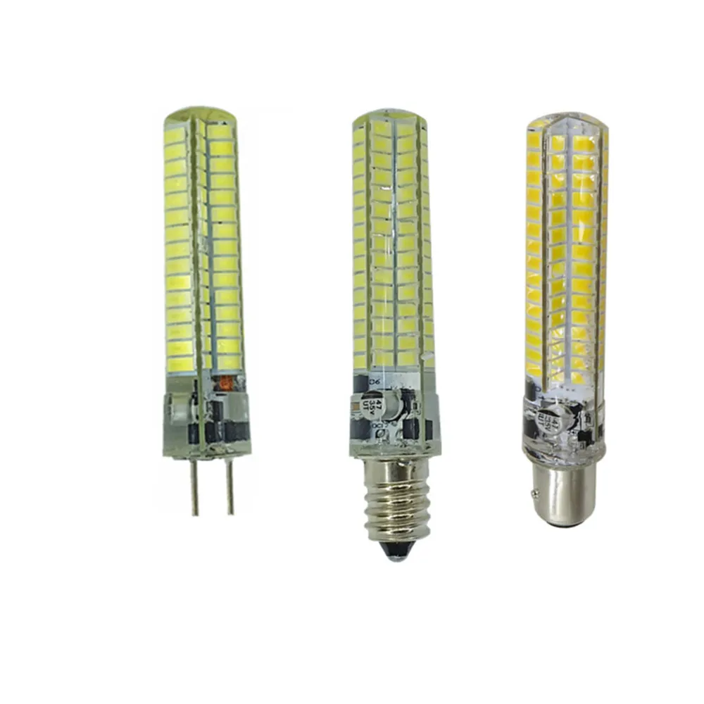 4 шт. E11 AC12V DC12 24V E12 E14 E17 DC12V BA15D светодиодный G5.3 DC24V GY6.35 LED corn светильник 5730 120SMD