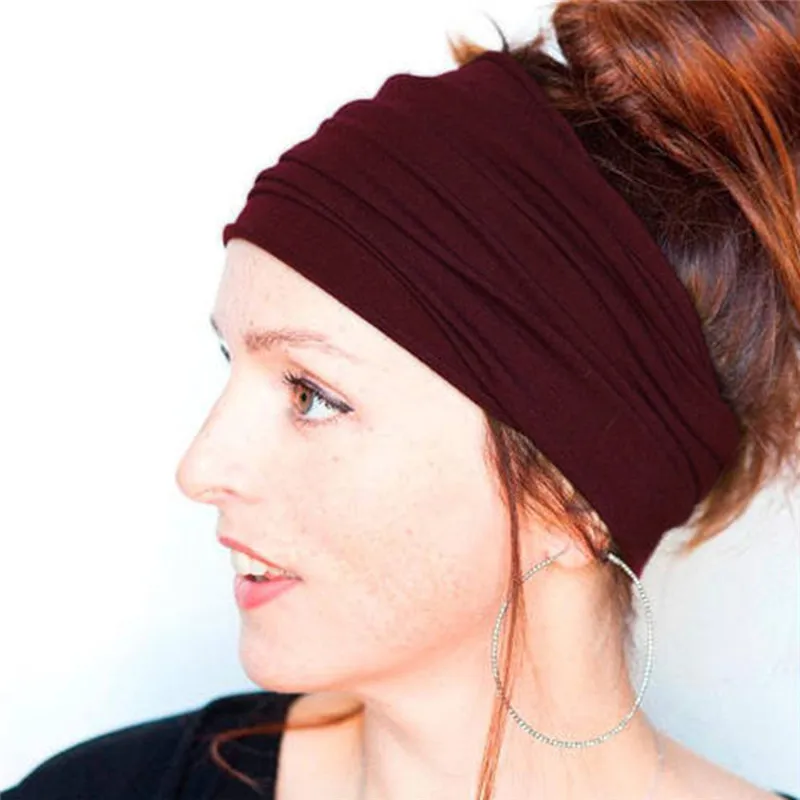 Women Hair Bands Headband Bohemian Sports Run Bandage Elastic Girl Wide Print Headwrap Headpiece Hairband Ladies |