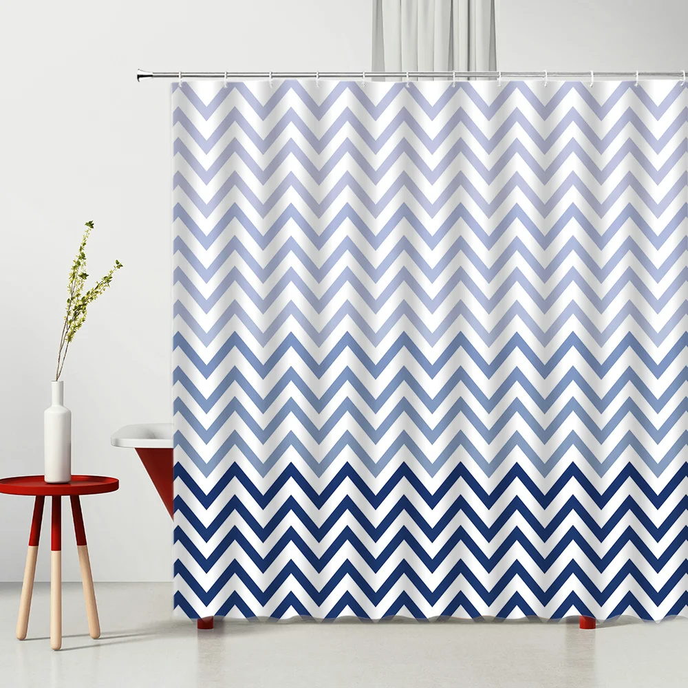 

Geometric Pattern Shower Curtain Bath Curtains Screen for Bathroom Decoration Polyester Fabric Shower Curtain Bathroom Curtain