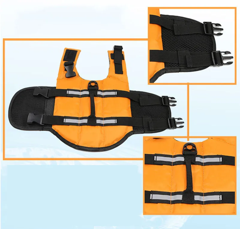 Спасательный жилет для домашних питомцев спасательный с регулируемой пряжкой