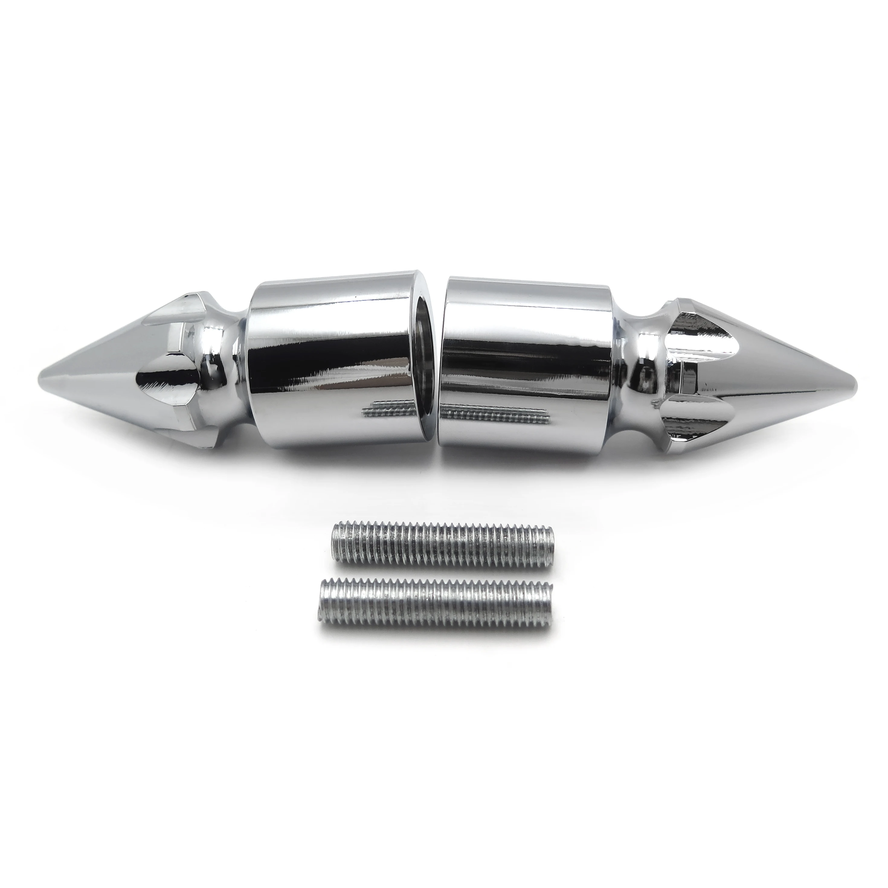 Aftermarket аксессуары для мотоциклов Ultimate хром Спайк бар концы для Kawasaki 250 500 600 Zx7 Zx9 Zx10 Z1000