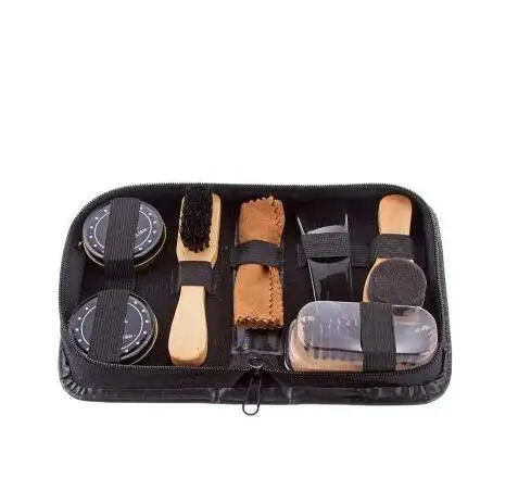 Набор кистей для чистки обуви практичная губка очистки кожаного масла воска