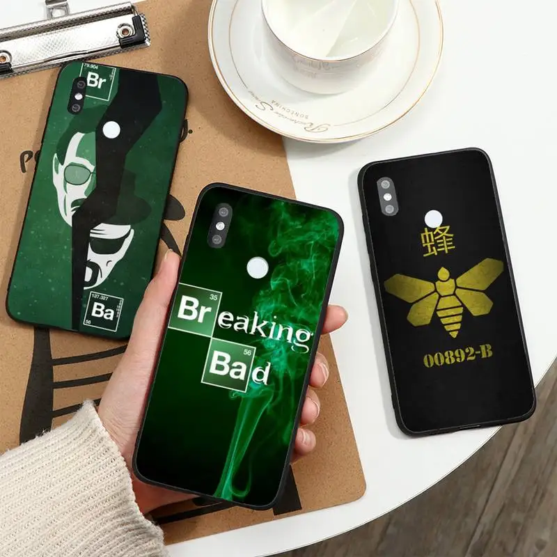 

Heisenberg Breaking Bad TV series Phone Case For Xiaomi Redmi note 7 8 9 11 t s 10 A pro lite funda shell coque cover