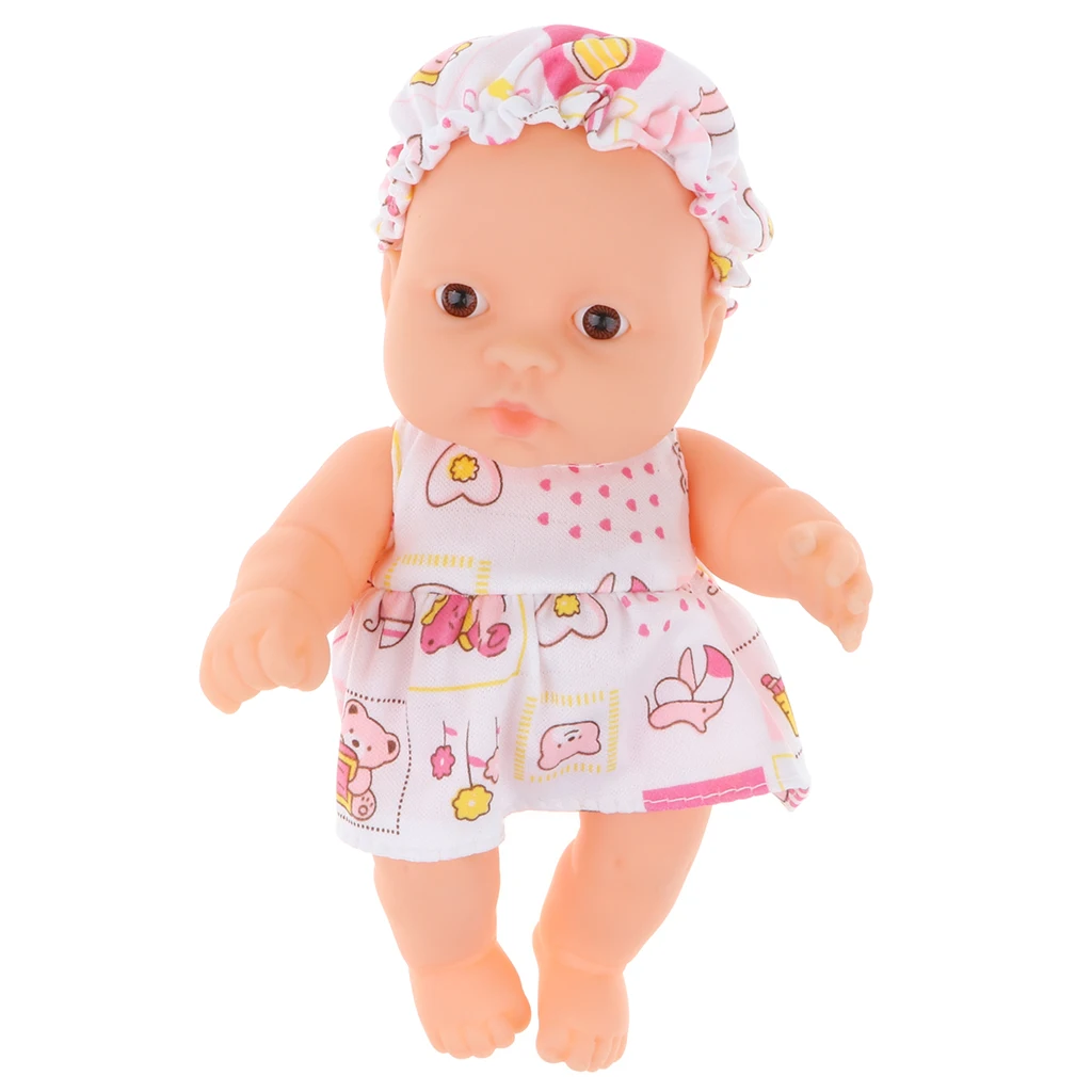 13cm Simulation Baby Doll Soft Body Play Toy Kids Toddler Educational | Игрушки и хобби
