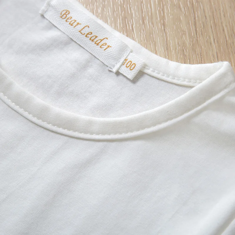 Летняя одежда из 2 предметов для маленьких девочек футболка с принтом лимона топы