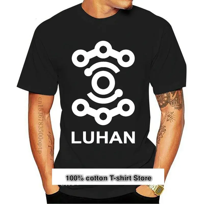 

Camiseta de Fan Club Wolf 88 para hombre, camisa con eslogan Luhan, Moda 2015, 2021, tendencia, 100% algodón, Pop, Homb