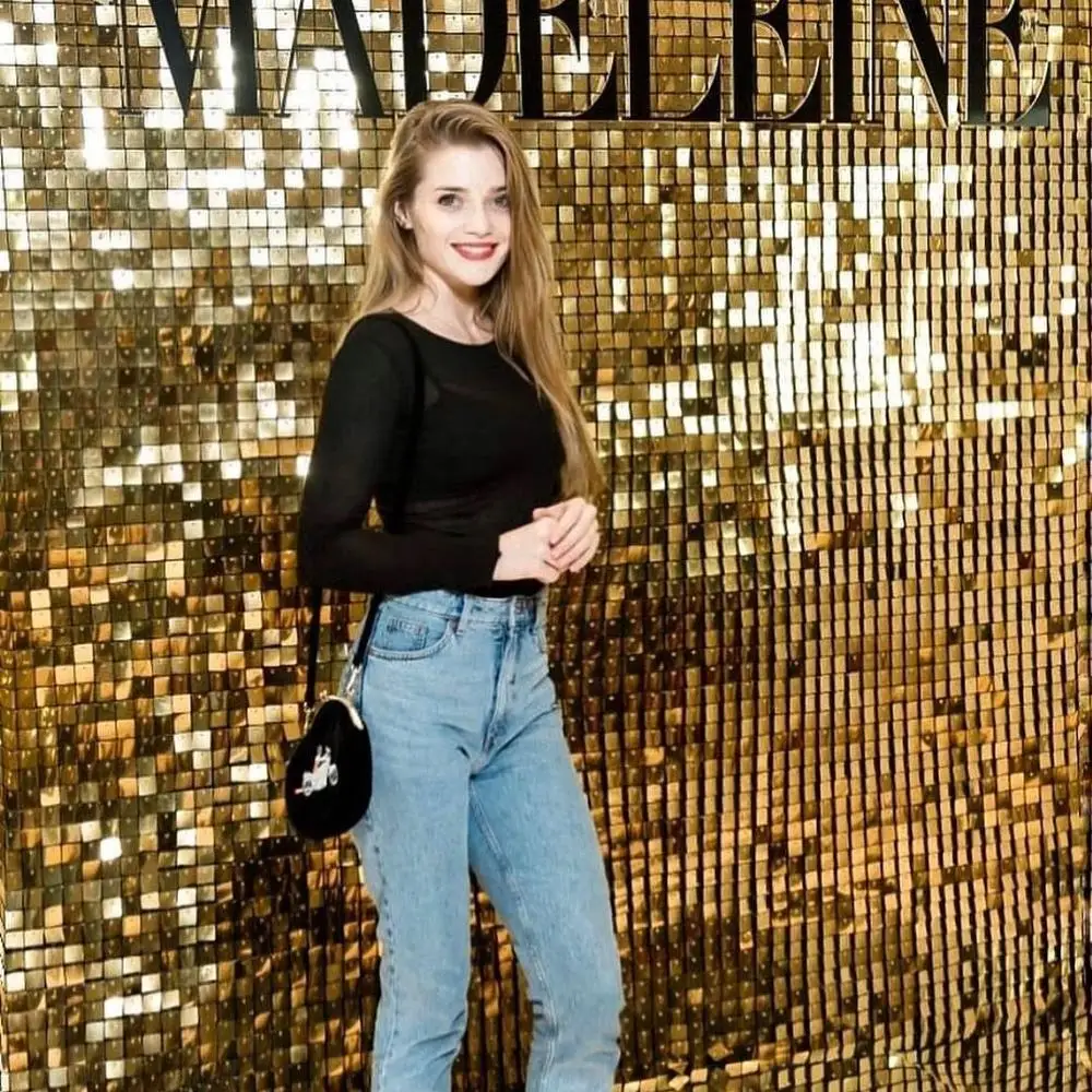 Розовое золото Переливающаяся панель s блёстки свадебный фон Пользовательские