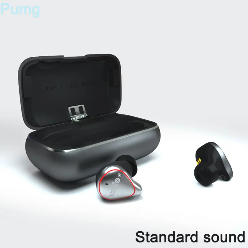 Standard Dynamic Mifo O5 спортивные HIFI наушники стерео ультра маленькие Мини невидимые Беспроводные Бизнес наушники Bluetooth наушники с микрофоном для водителя - Цвет: Standard Dynamic