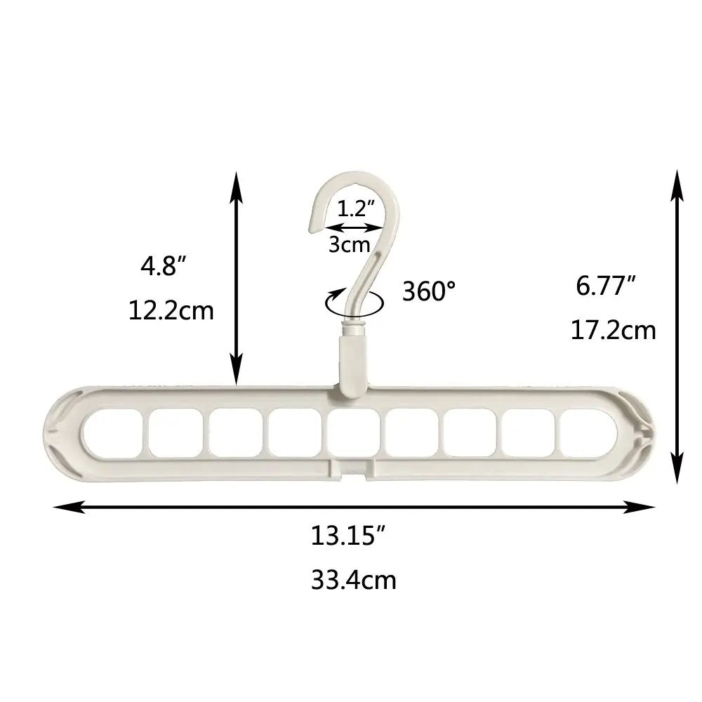 2 шт./компл. усиленные каскадные вешалки 9в1 Волшебные Гардероб компактный шкаф