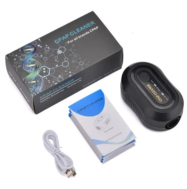 Портативный очиститель CPAP, озоновый вентилятор, дезинфектор, помощь для сна, воздухоочиститель, респиратор, машина для дезинфекции, забота о здоровье - Цвет: black