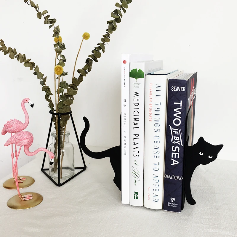 Милый Кот простой в виде книжки с подставкой рисунком школьников стенд