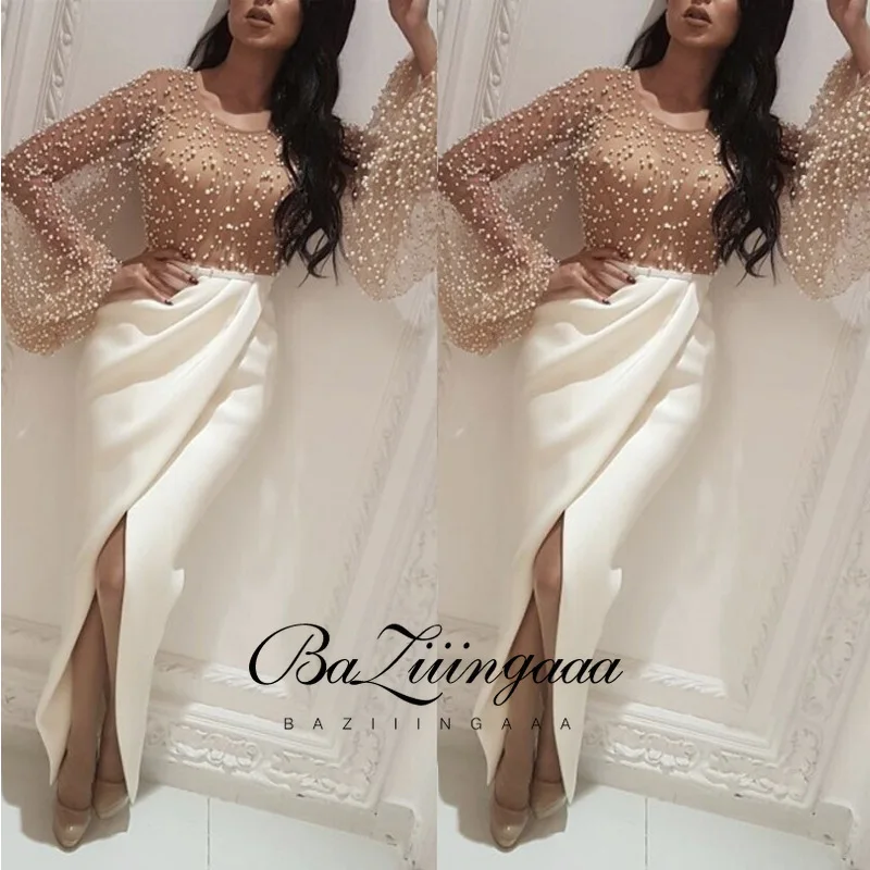 

Hi Shy Bridal Luxury Evening Dresses Long Woman Gown 2021 Sequins Robe De Soir Parties Plus Size Bride Dress Prom Party Gowns