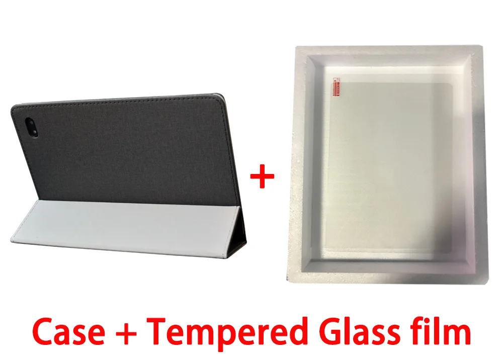 black-Tempered film Чехол для Teclast T30 10," планшетный ПК чехол-подставка 10,1 дюймов чехол-подставка из искусственной кожи для Teclast T30 стеклянная пленка - Цвет: black-Tempered film
