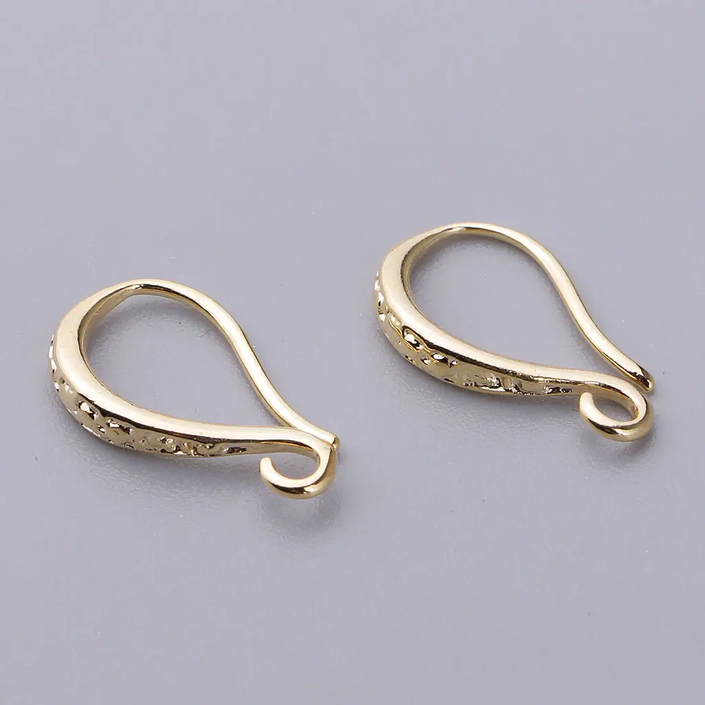 

1 пара женских медных сережек-крючков, серьги «сделай сам», позолоченные серьги