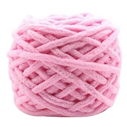 Purple Pink Soft Thick Cotton Knitting Woolen Yarn Ball DIY Handcraft for Sweaters Scarves New - Цвет: Purple Pink
