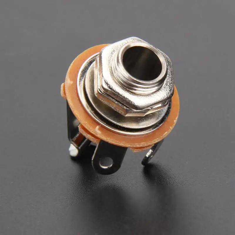 Guitar Parts & Accessories Switchcraft 1/4 6.35mm 2-Conductor Mono Chassis Jack Input Output | Спорт и развлечения