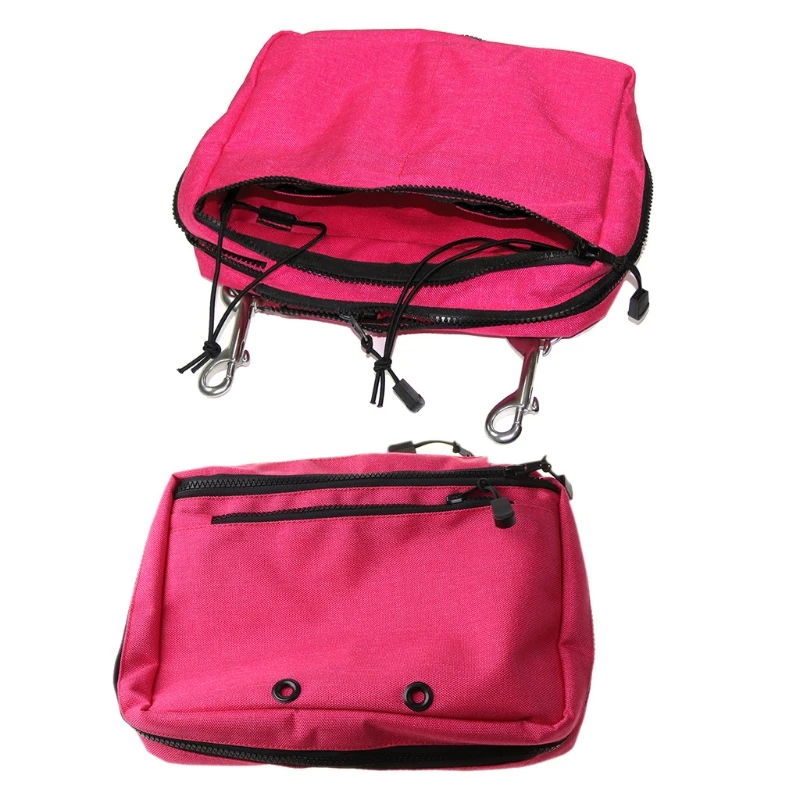 

Drifting Diving Gear Storage Bag Purse Side Mount Pocket Zipper Pouch with Hooks Drop Shipping