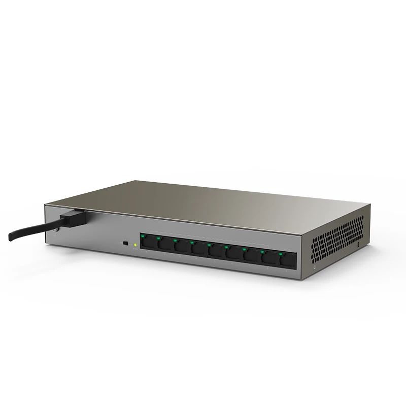 Tenda TEG1109P-8-102W гигабитный коммутатор poe сетевой переключатель ethernet 9*10 100 1000 Мбит RJ45 Порты и разъёмы 18 Гбит Коммутационная Ёмкость Plug& Play