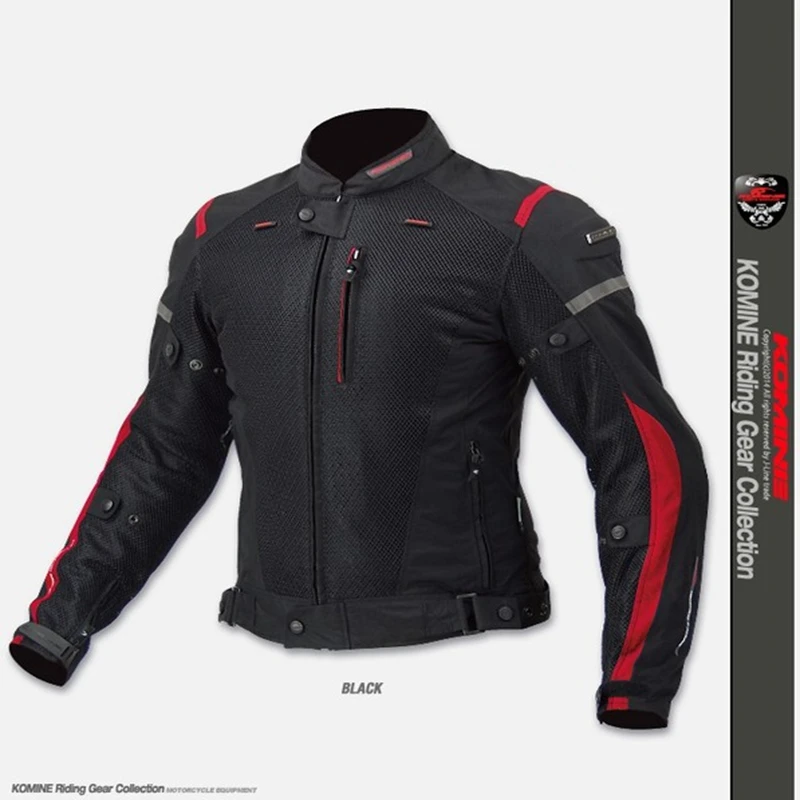 

High Quality NEW FOR KOMINE JK-069 Motorcycle Jacket mesh Breathable Racing Anti-drop Jacket Men's Riding Jackets 15