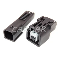 1 set 2 pin 6189 6904 car fuel injector electronic waterproof black connector auto plug for honda cb400 accord