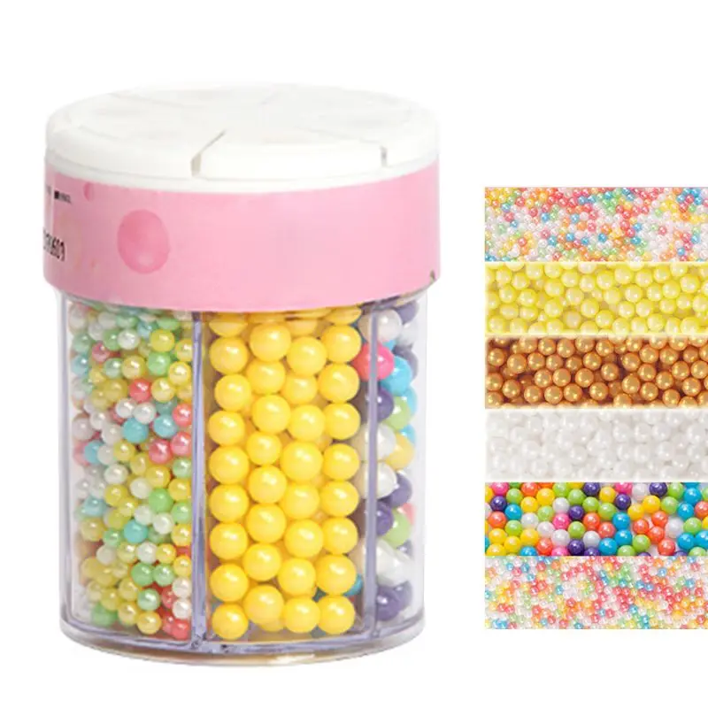 110/220 г маленький съедобные жемчужные бусы Конфеты Сахар торт с мастикой сделай