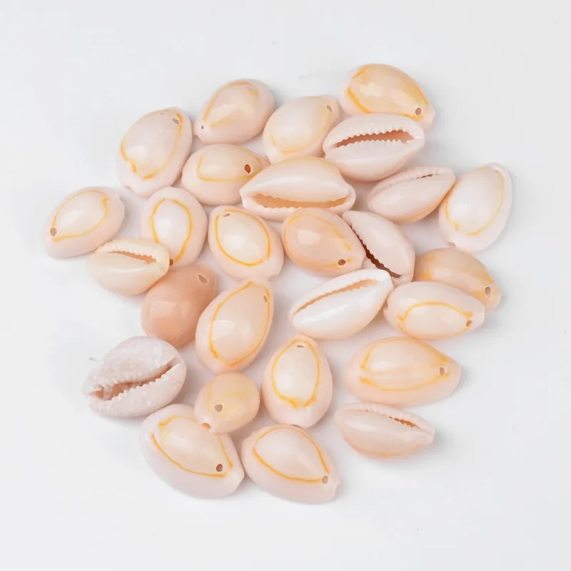 

50Pcs White DIY Sea Shell Cowrie Cowry Charm Beads Beach Jewelry Accessories for Women Sea Shells Earrings Bracelet Necklace