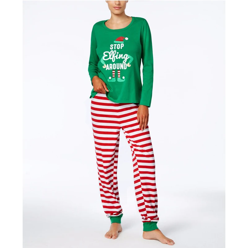 Семейный Рождественский пижамный комплект Новинка 2020 года Семейные комплекты