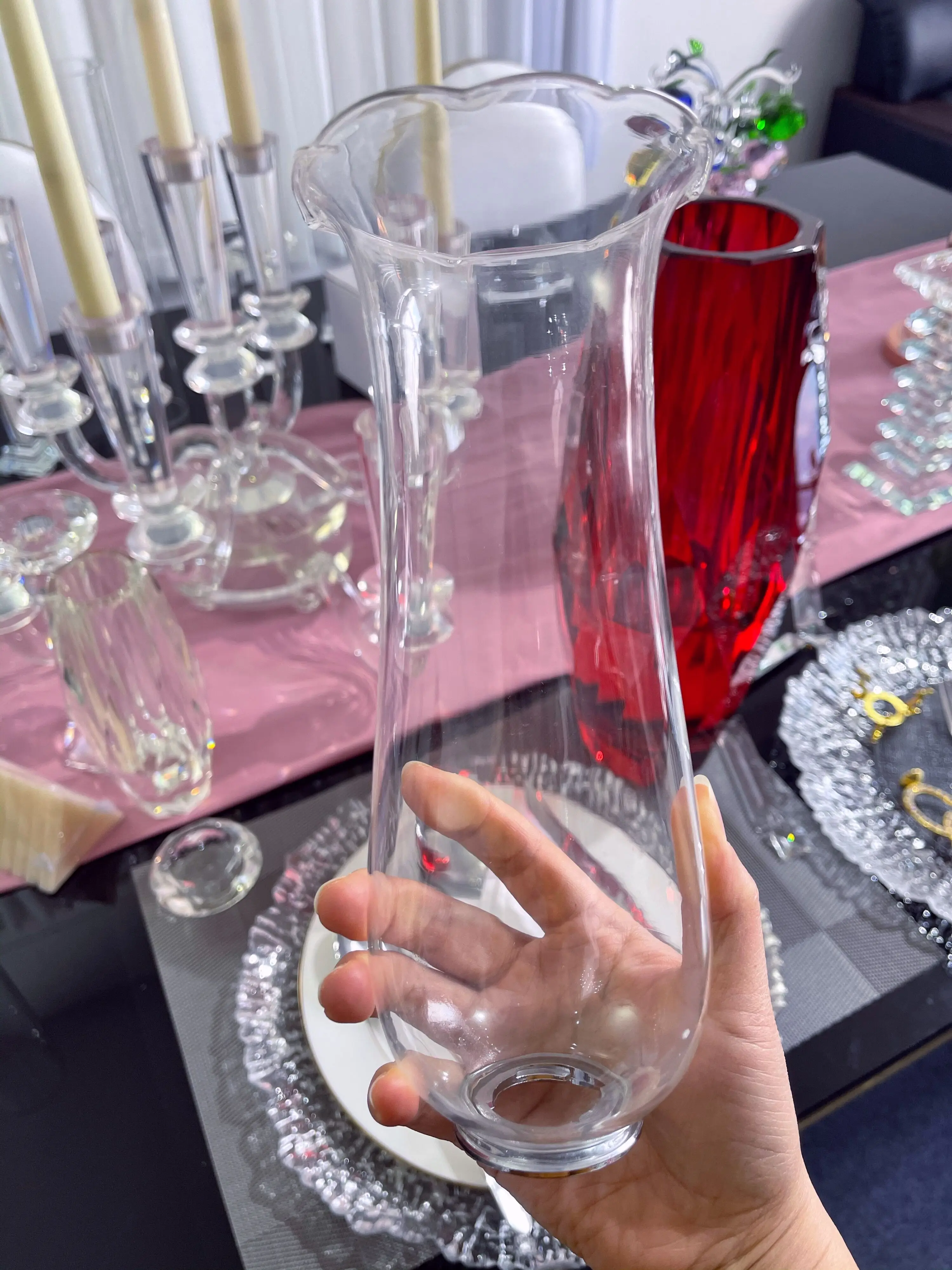 Стеклянная крышка для хрустального канделябра аксессуары подсвечник - купить по