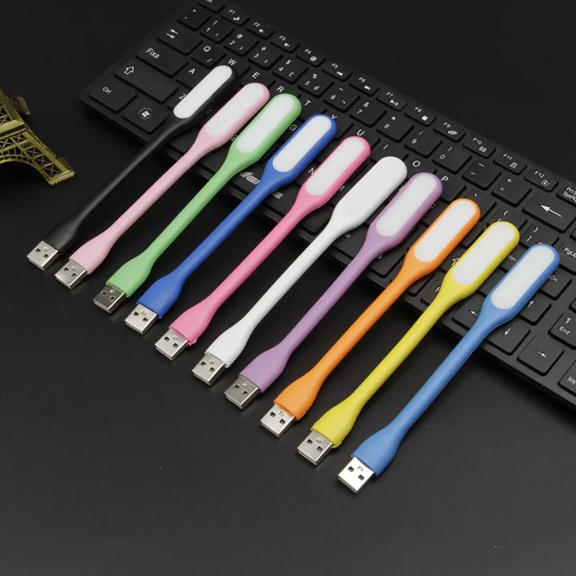 

5 шт., портативная энергосберегающая Настольная лампа с USB-портом