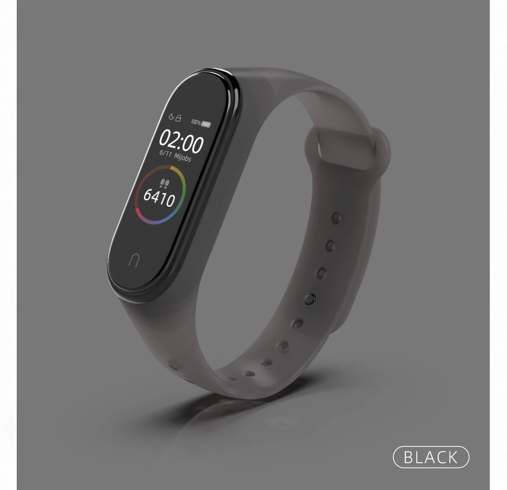 Mi jobs mi Band 4 наручный ремешок Цветной силиконовый ремешок для Xiaomi mi Band 4 3 браслет miband 3 Смарт-часы аксессуары