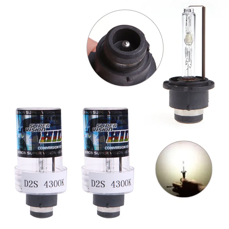 1Pair 35W D2S/D2C Xenon HID White Headlight Light Lamp Bulbs 4300K Car Styling | Автомобили и мотоциклы