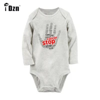 stop cancer fight cancer inspirational quotes still alive printed newborn baby outfits long sleeve jumpsuit 100 cotton