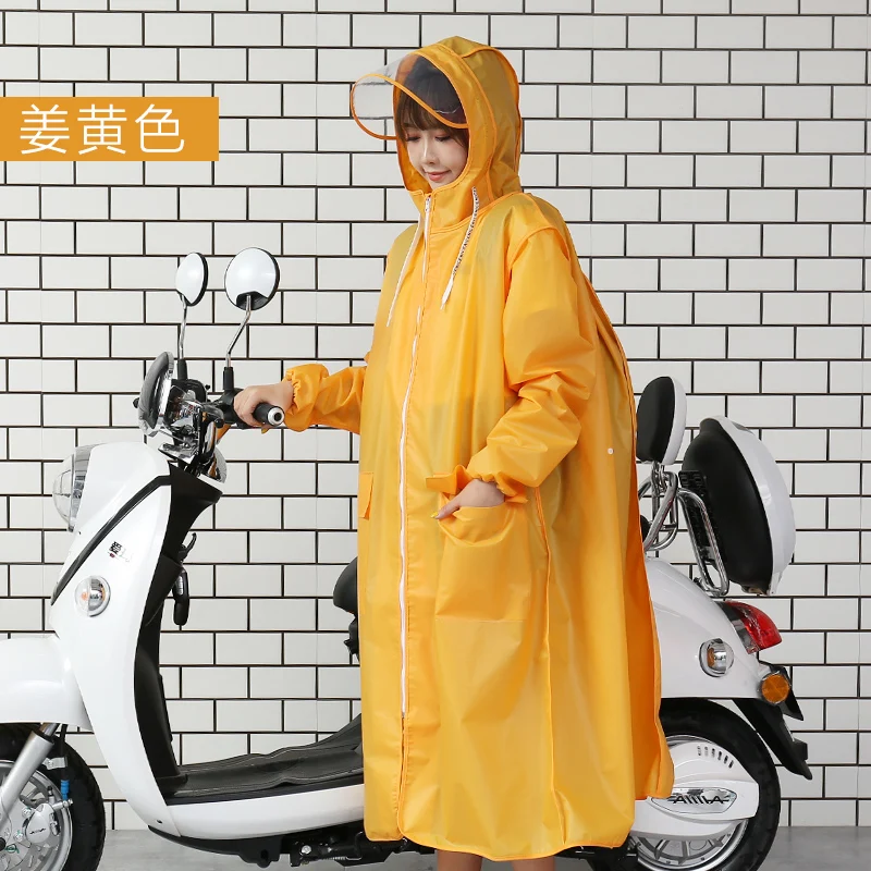 Водонепроницаемая нейлоновая куртка дождевик женский плащ с капюшоном для улицы