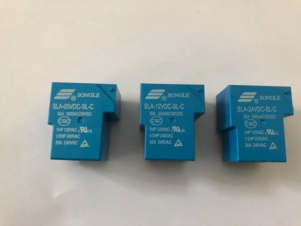 

Силовое реле SLA-05VDC-SL-C SLA-12VDC-SL-C SLA-24VDC-SL-C 5В 12В 24В 30А 6PIN T90