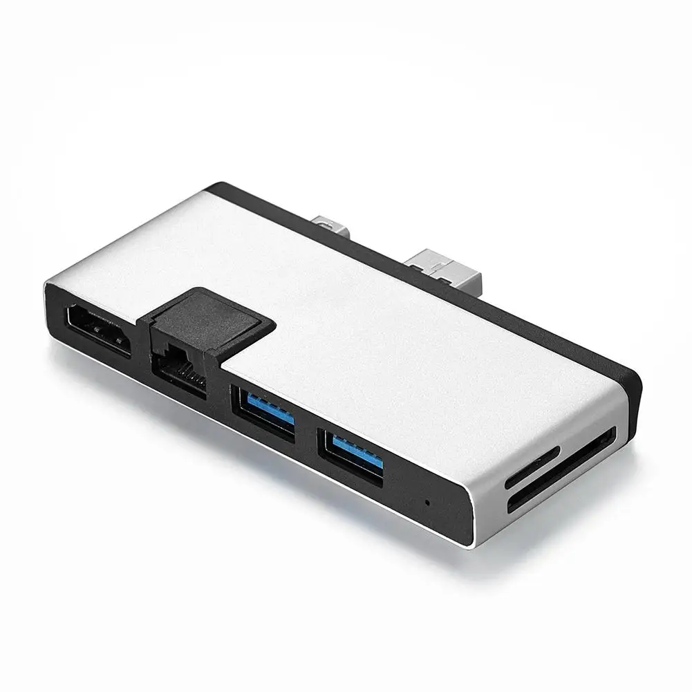 Новый USB 3 0 хаб адаптер док станция 2 портов SD микро кард ридер Gigabit Ethernet порт для