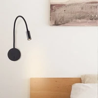 3w led wall lamps personality reading lamps free bend soft lights protect your eyes easy to mount on the wall