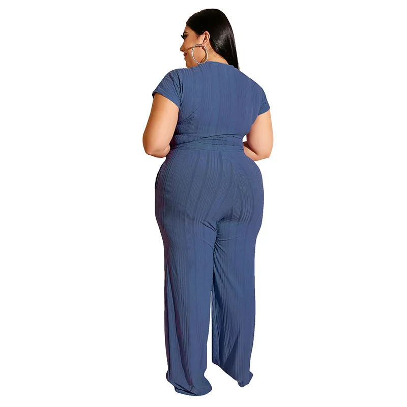 4XL 5XL плюс размер женский костюм комплект из 2 предметов сексуальные женские топы с коротким рукавом брючные костюмы повседневные Модные брюки наряды Большие размеры 3XL