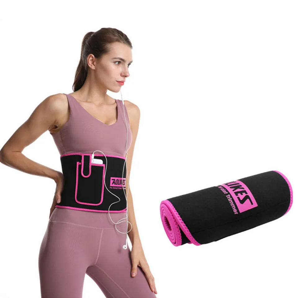 1 шт. Slim fit живота Пояс Пот пояс спортивные триммер Поддержка Безопасность задняя