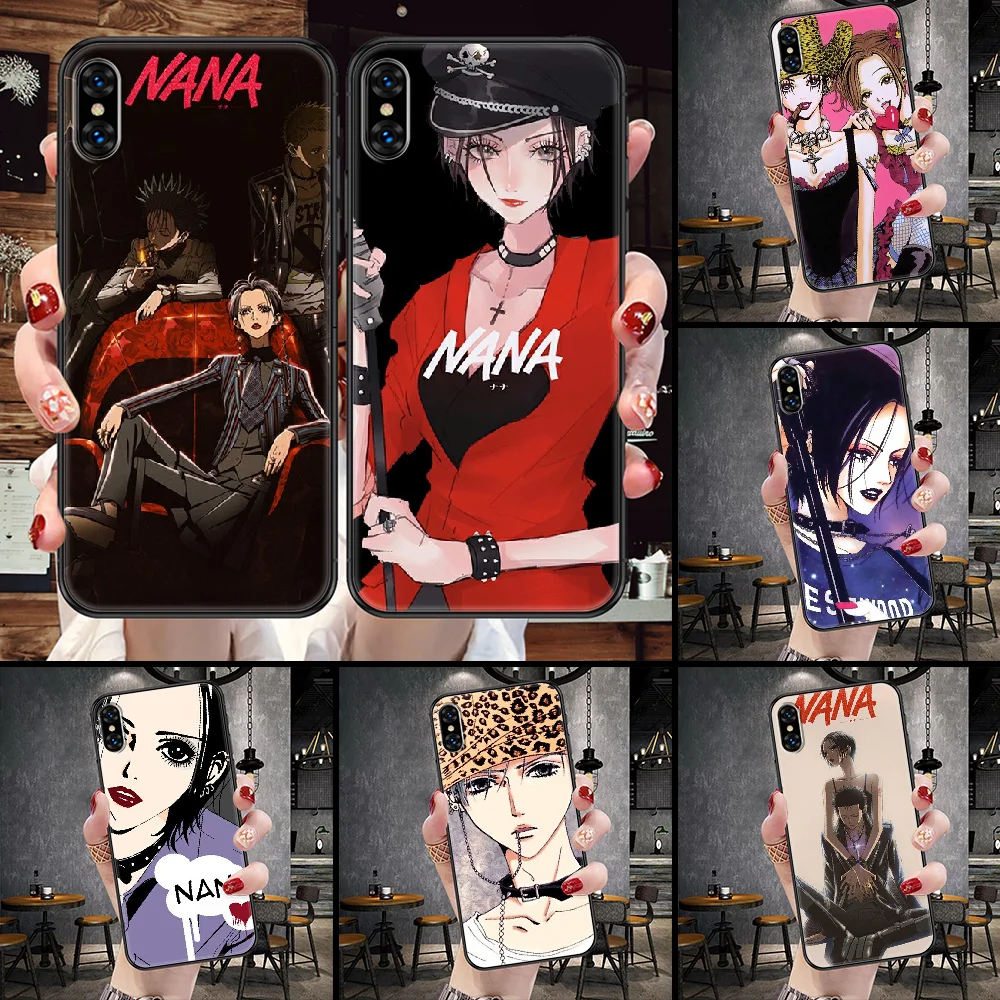 

Nana Osaki Anime Phone Case For iphone SE 2020 6 6S 7 8 11 12 13 Mini Plus X XS XR Pro Max black painting shell tpu cell cover