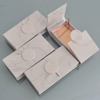 eyelash packaging box lash boxes package custom logo book style rectangle grey round mink lashes makeup sticker case vendor
