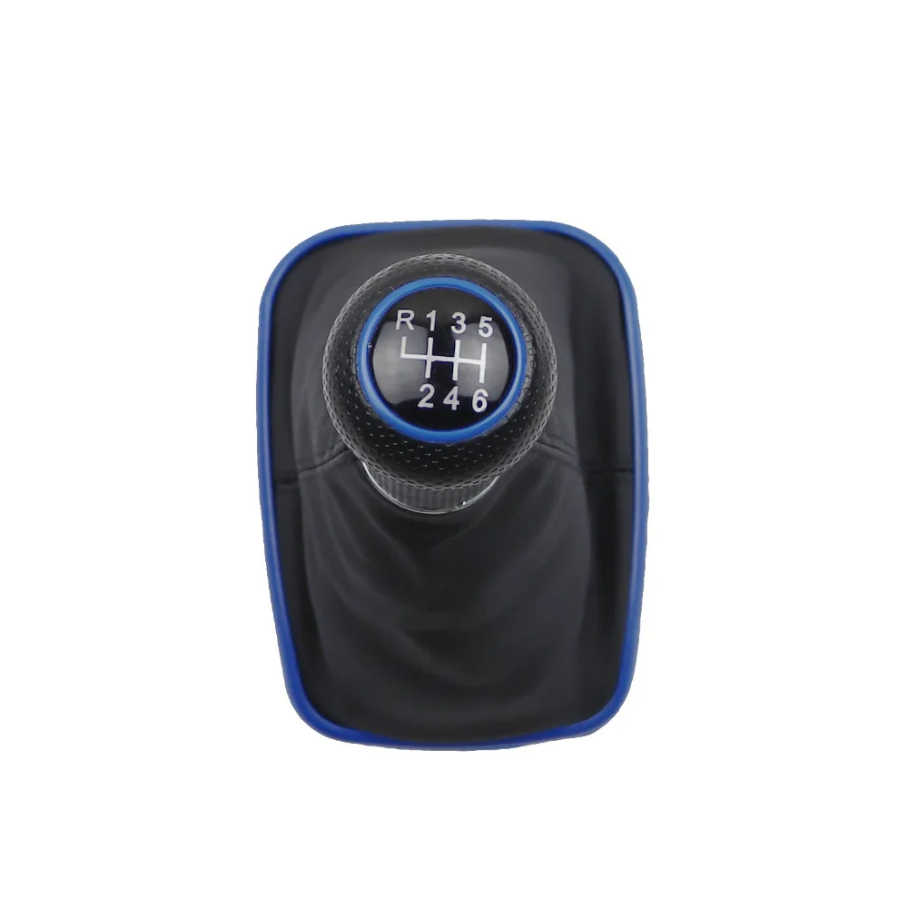 Ручка переключения передач 5/6 для Volkswagen VW MK4 Golf 4 IV GTI R32 Jetta Bora голубая рамка Gaitor Boot
