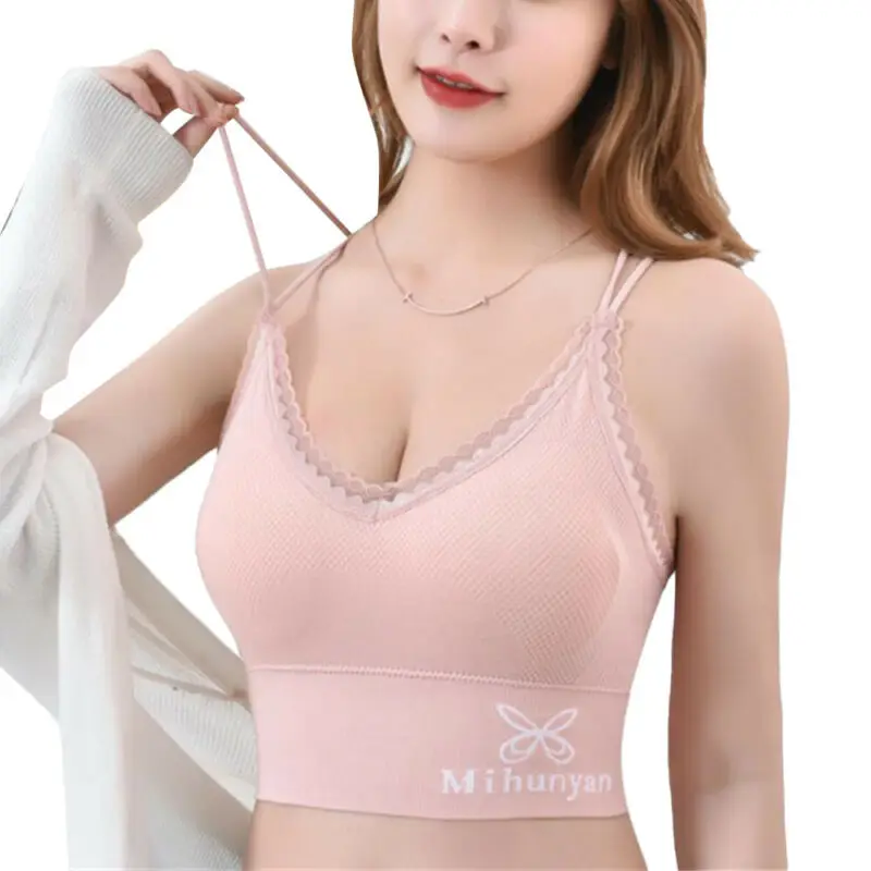 

Fashion Womens Sports Padded Comfy Bra Push Up Vest Tops Yoga Gym Underwear New