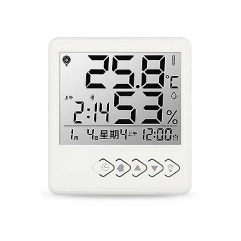 1 шт. Цифровой термометр гигрометр метр многофункциональный внутренний контроль