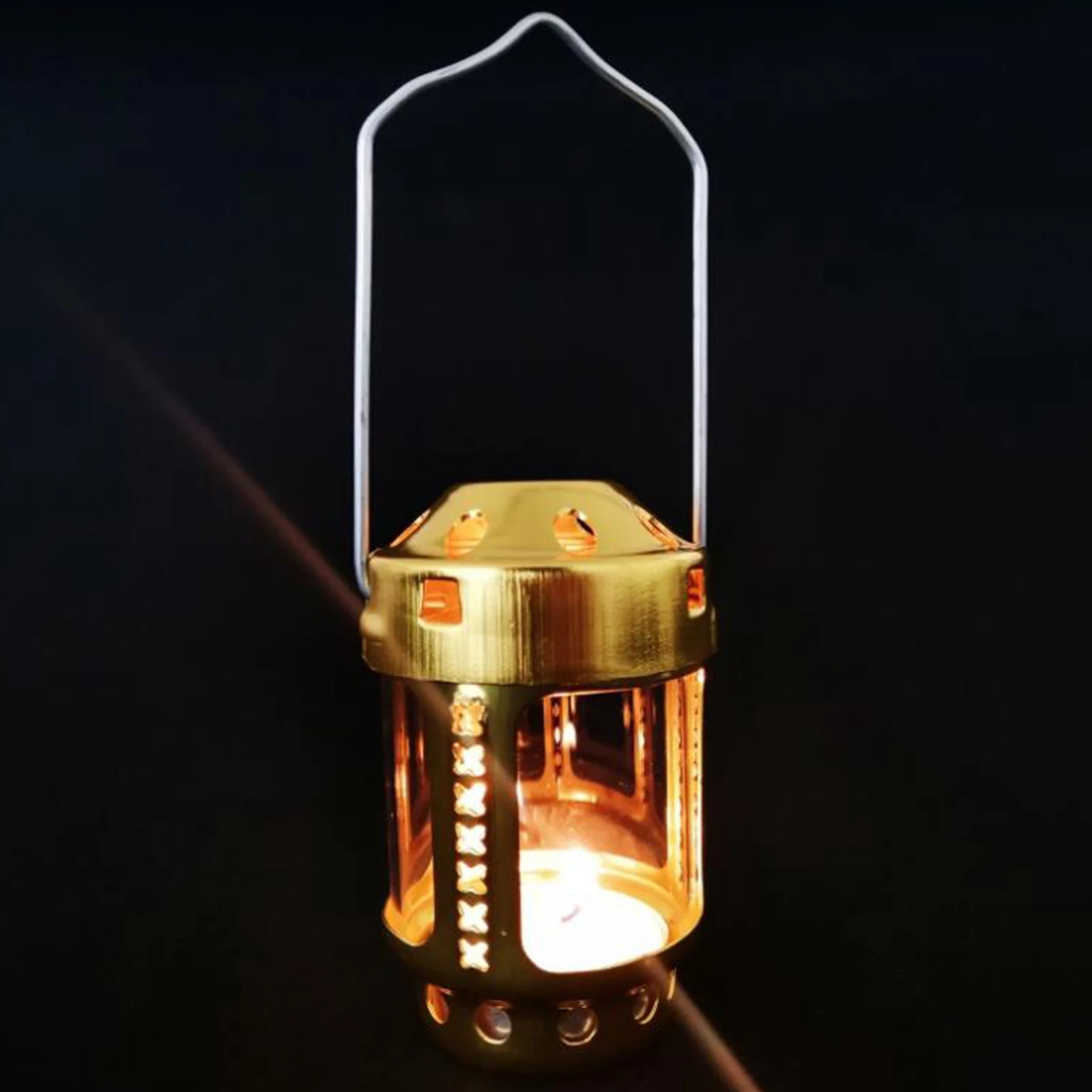 

Metal Mini Tealight Holder Outdoor Garden Compact Hanging Lantern Decoration