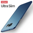 Чехол для Samsung S7, голубой ударопрочный жесткий Ультратонкий матовый чехол из поликарбоната для Samsung Galaxy S7 S6 Edge S6Edge Plus, чехол