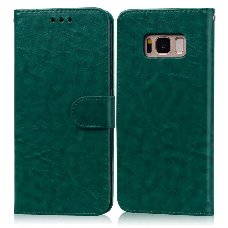 Чехол для samsung galaxy s8 защитный чехол из ТПУ кожаный книжка Samsung Galaxy S 8 S8 Plus телефона