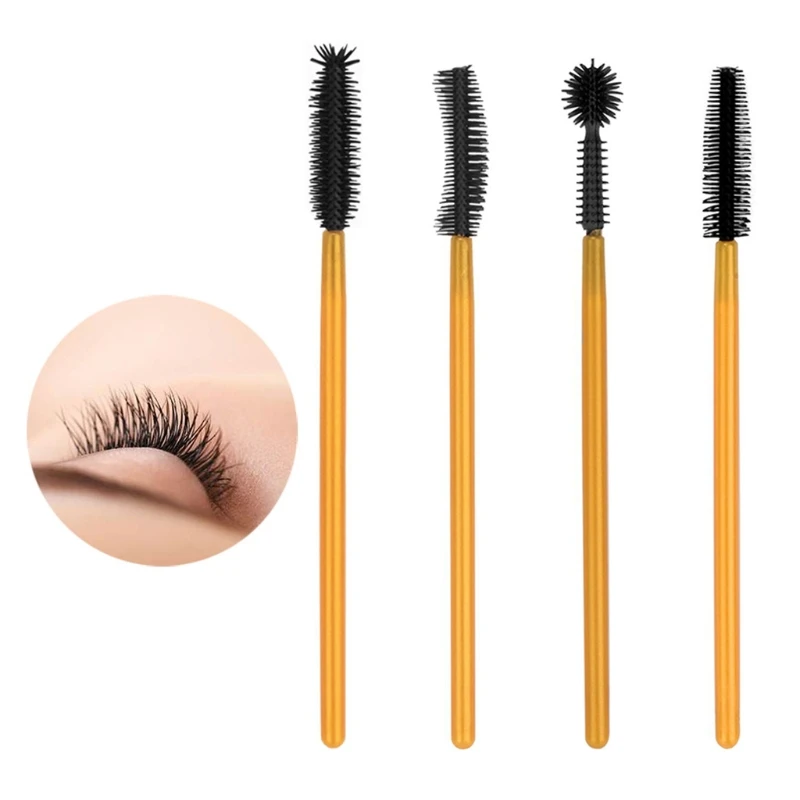 

One-Off Mascara Brushes Disposable Eyelash Brow Brush Mascara Wands Applicator Makeup Kits for Comb Lashes Apply Mascara