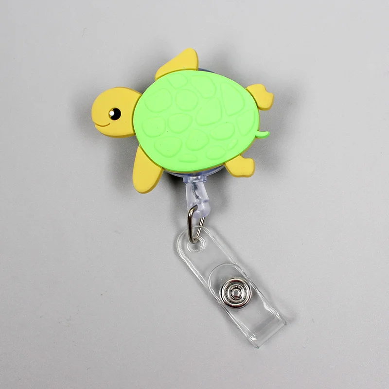 Creative Ocean Fish Retractable Boy Starfish Turtle Card Holder Badge Reel Nurse Exhibition Enfermera Girl Name Chest | Канцтовары для