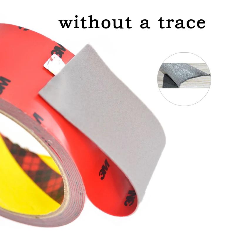 Клейкая двухсторонняя лента 3 м прочная акриловая пена водонепроницаемая для